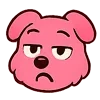 Стикер 9 Kind Pink Dogs