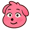 Стикер 7 Kind Pink Dogs