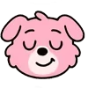 Стикер 25 Kind Pink Dogs