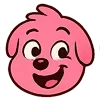 Стикер 12 Kind Pink Dogs