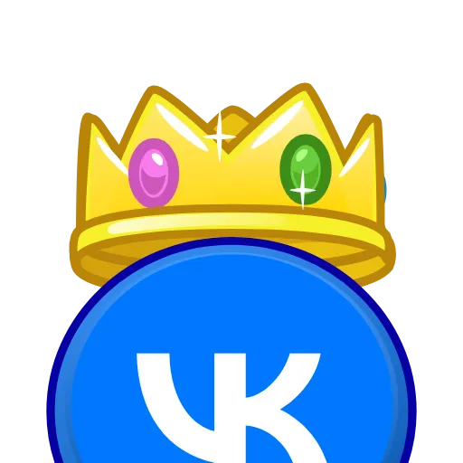 Стикер 10 👑 Анимированный набор эмоджи с логотипами брэндов в короне