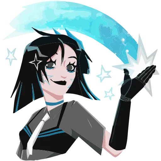 👋 Эмодзи «Кира Хоши» для Telegram