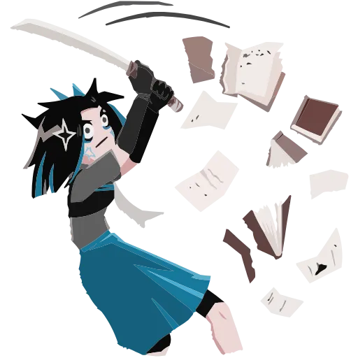 🗡 Эмодзи «Кира Хоши» для Telegram