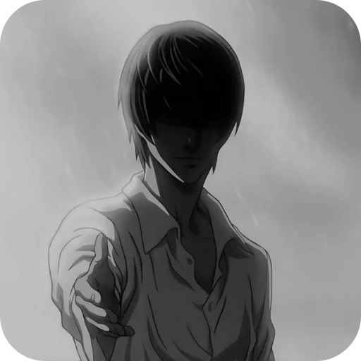 👍 Стикер «Лайт Ягами K» для Telegram