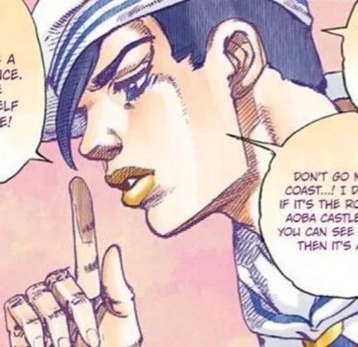 🧨 Стикер «Yoshikage Kira Йошикаге Кира» для Telegram