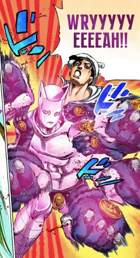 🧨 Стикер «Yoshikage Kira Йошикаге Кира» для Telegram