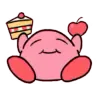 Стикер 40 🩷 Видео набор эмоджи по игре «Kirby»