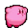 Стикер 53 🩷 Видео набор эмоджи по игре «Kirby»