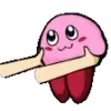 Стикер 42 🩷 Видео набор эмоджи по игре «Kirby»