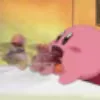 Стикер 5 🩷 Видео набор эмоджи по игре «Kirby»