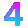 🎁 Эмодзи «Градиент, буквы, значки» для Telegram