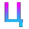 👻 Эмодзи «Градиент, буквы, значки» для Telegram