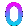 🎍 Эмодзи «Градиент, буквы, значки» для Telegram