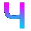 🤴 Эмодзи «Градиент, буквы, значки» для Telegram