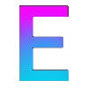 ❤️ Эмодзи «Градиент, буквы, значки» для Telegram