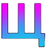😊 Эмодзи «Градиент, буквы, значки» для Telegram