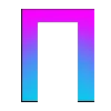 ✊ Эмодзи «Градиент, буквы, значки» для Telegram