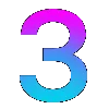 🐉 Эмодзи «Градиент, буквы, значки» для Telegram
