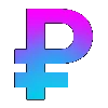 ✏️ Эмодзи «Градиент, буквы, значки» для Telegram