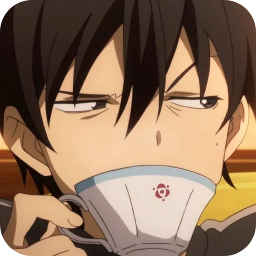 💇 Стикер «Kirito» для Telegram