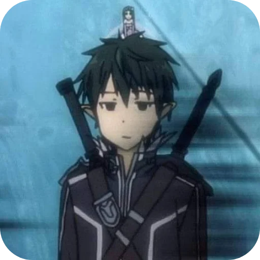 💇 Стикер «Kirito» для Telegram
