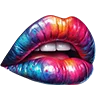 Стикер 59 💋 Набор эмоджи с губами