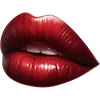 Стикер 7 💋 Набор эмоджи с губами