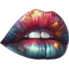 Стикер 58 💋 Набор эмоджи с губами