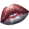 Стикер 43 💋 Набор эмоджи с губами
