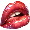 Стикер 23 💋 Набор эмоджи с губами