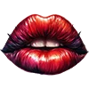 Стикер 13 💋 Набор эмоджи с губами