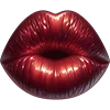 Стикер 19 💋 Набор эмоджи с губами