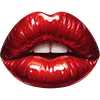 Стикер 11 💋 Набор эмоджи с губами