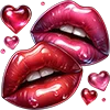 Стикер 25 💋 Набор эмоджи с губами
