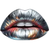 Стикер 45 💋 Набор эмоджи с губами