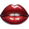 Стикер 8 💋 Набор эмоджи с губами