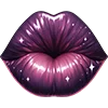 Стикер 52 💋 Набор эмоджи с губами