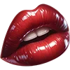Стикер 5 💋 Набор эмоджи с губами