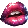 Стикер 49 💋 Набор эмоджи с губами