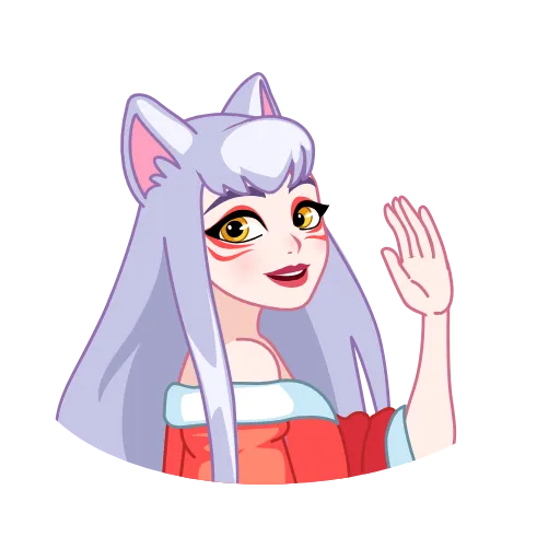 Стикер 5 Kitsune -