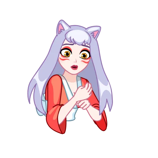 Стикер 4 Kitsune -