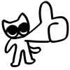 Стикер 2 𓃠 Kitty Marvartoo