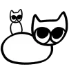 Стикер 48 𓃠 Kitty Marvartoo