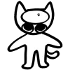 Стикер 45 𓃠 Kitty Marvartoo