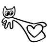 Стикер 15 𓃠 Kitty Marvartoo