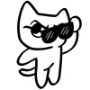 Стикер 39 𓃠 Kitty Marvartoo