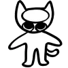 Стикер 43 𓃠 Kitty Marvartoo