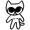 Стикер 36 𓃠 Kitty Marvartoo