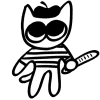 Стикер 26 𓃠 Kitty Marvartoo