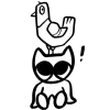 Стикер 23 𓃠 Kitty Marvartoo